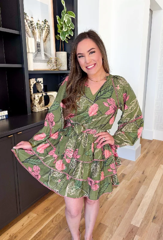 You Know You Love Me Floral Dress