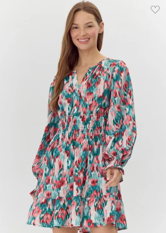 Jade Abstract Dress