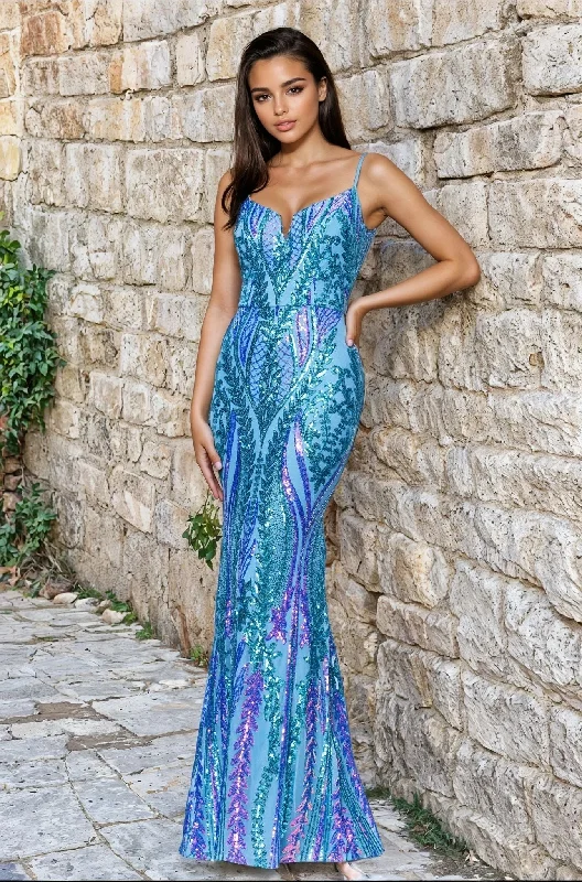 Long Prom Dress: Blondie Nites 5358BN