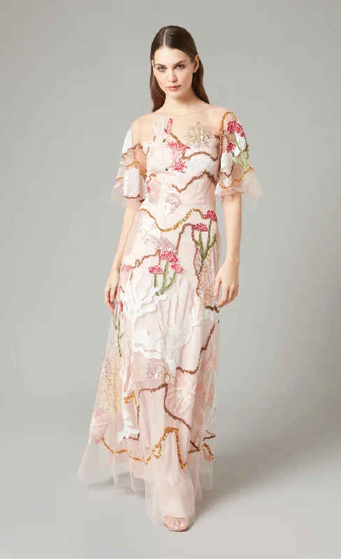 Addison Long Dress - Rosewater Tunics Running lightweight