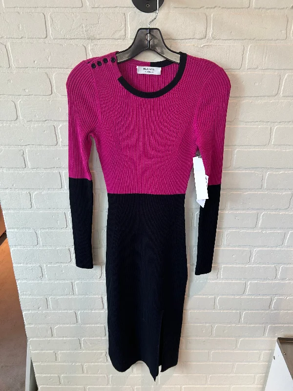 Dress Sweater By Bailey 44 In Blue & Pink, Size: S Bright Pastel Dark