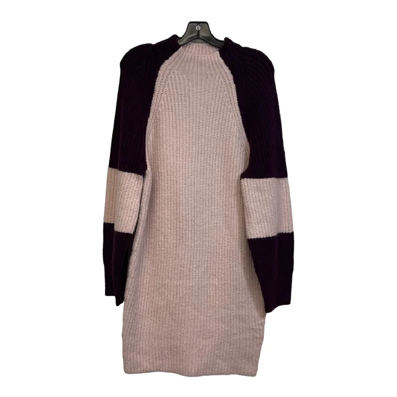 Dress Sweater By Express In Pink, Size: Xs Boxy Sweater Fitted Sweater A-Line