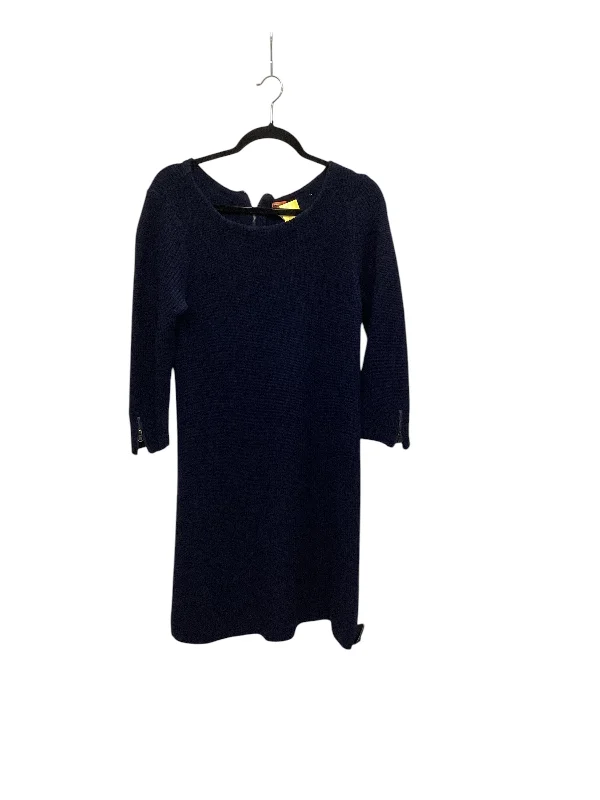 Dress Sweater By Loft In Blue, Size: M Rayon Fabric Velvet Fabric Corduroy Fabric