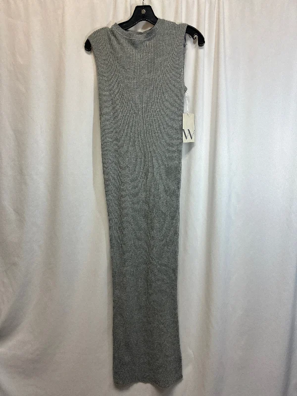 Dress Sweater By Worthington In Grey, Size: S Open Front Closed Front Wrap Front