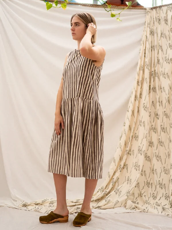 Drop Waist Dress - Kashish Stripe Tunics Favorite customer
