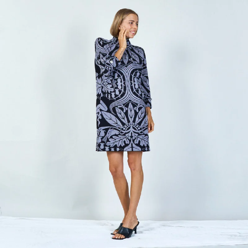 Elegant midi dress sweater wholesale Jersey Fabric Tulle Fabric Batik Fabric