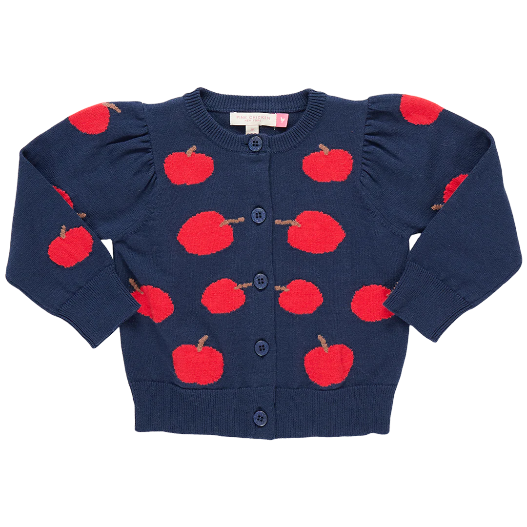 Girls Constance Sweater - Apples Modern Contemporary Chic