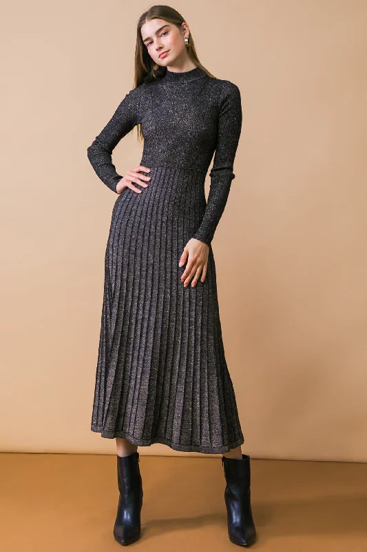 STAY COZE SWEATER MIDI DRESS Velvet Chenille Corduroy