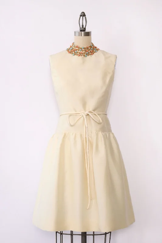Jeunesse Ivory Bejeweled Drop Waist Dress XS/S Tunics Hiking breathable