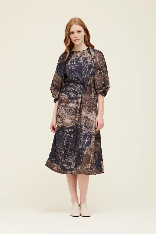 Marbled Midnight Dress Tunics Cozy soft