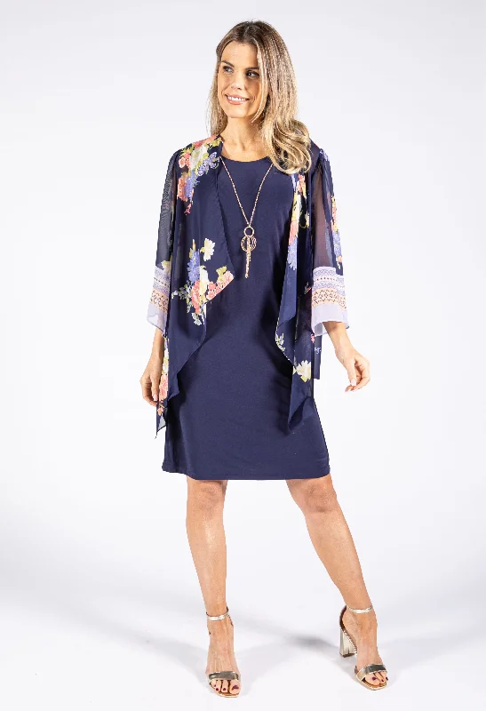 Sheer Floral Cape Dress Bodycon Club Sequined