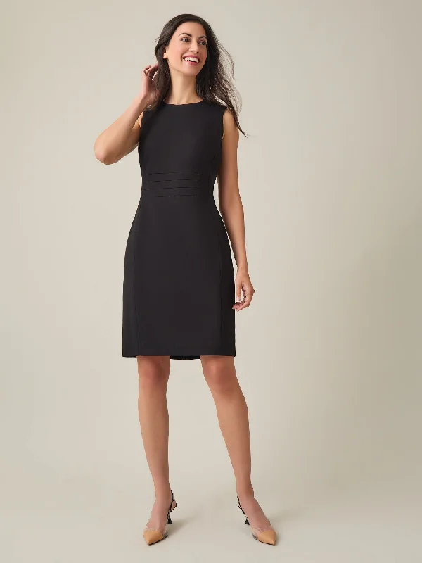Waist Band Detail Dress, NYC Compression Tunics Trendy modern