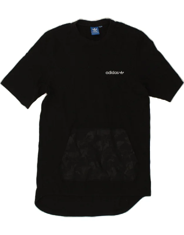 ADIDAS Womens T-Shirt Dress UK 14 Medium Black Cotton Graphic T-Shirt Round Neck Polyester ADIDAS Womens T-Shirt Dress UK 14 Medium Black Cotton Graphic T-Shirt Round Neck Polyester