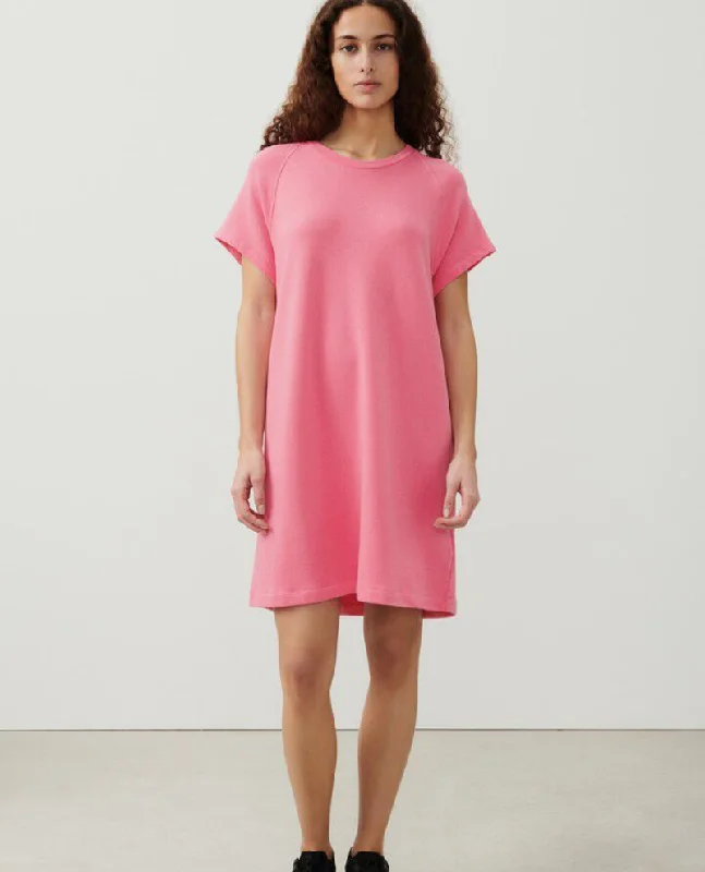American Vintage Hapylife Bubblegum Pink T-Shirt Dress Nylon Fabric Polyester Fabric Spandex Fabric American Vintage Hapylife Bubblegum Pink T-Shirt Dress Nylon Fabric Polyester Fabric Spandex Fabric
