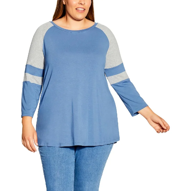 Avenue Womens Plus Baseball Tee Stripe Sleeves T-Shirt Jersey Fabric Tulle Fabric Batik Fabric Avenue Womens Plus Baseball Tee Stripe Sleeves T-Shirt Jersey Fabric Tulle Fabric Batik Fabric