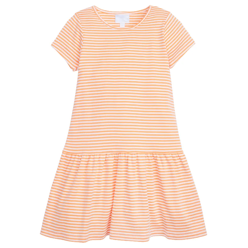 Chanel T-Shirt Dress - Orange Stripe Striped Floral Plaid