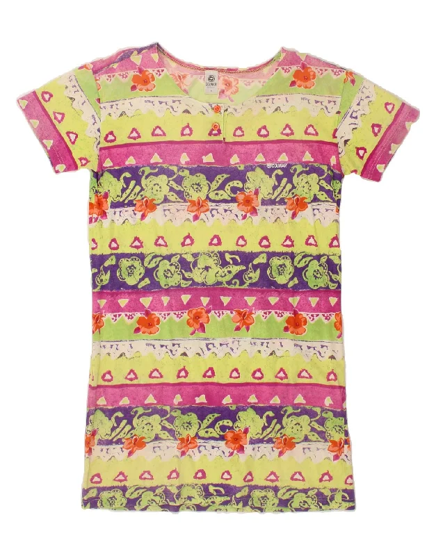 COLMAR Womens T-Shirt Dress UK 14 Large Multicoloured Floral Cotton Polka Dot Checkered Tartan COLMAR Womens T-Shirt Dress UK 14 Large Multicoloured Floral Cotton Polka Dot Checkered Tartan