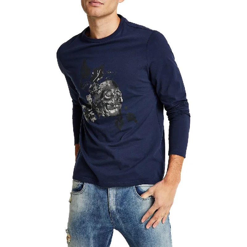 INC Mens Devon Cotton Crewneck Graphic T-Shirt Wool Fabric Cashmere Fabric Tweed Fabric INC Mens Devon Cotton Crewneck Graphic T-Shirt Wool Fabric Cashmere Fabric Tweed Fabric