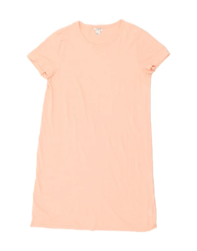 J. CREW Womens T-Shirt Dress UK 10 Small Pink Cotton Front Pockets Side Pockets Patch Pockets J. CREW Womens T-Shirt Dress UK 10 Small Pink Cotton Front Pockets Side Pockets Patch Pockets
