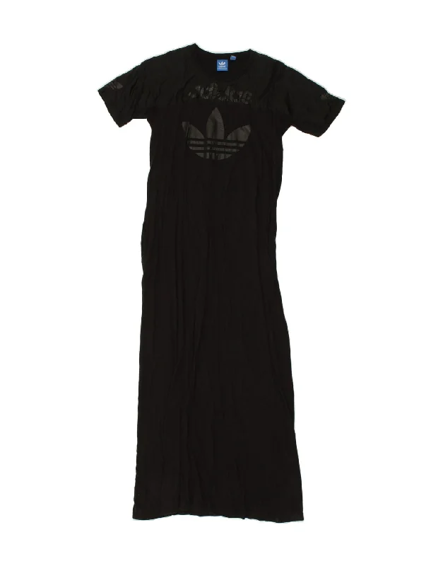 Womens Graphic T-Shirt Dress UK 10 Small Iron Safe Non-Iron Wrinkle Free