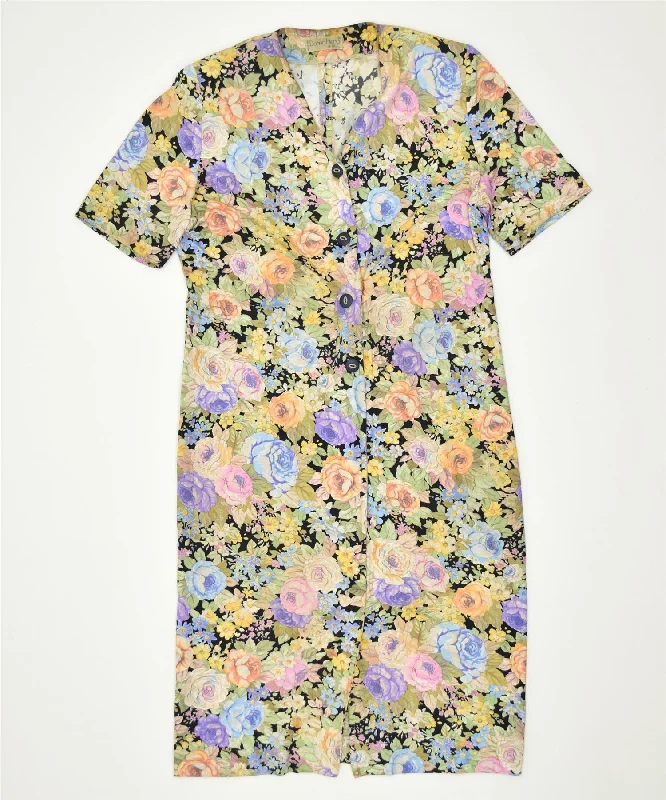 DONNA ELENA Womens Pullover Shirt Dress UK 14 Medium Multicoloured Asymmetrical Neck Pullover DONNA ELENA Womens Pullover Shirt Dress UK 14 Medium Multicoloured Asymmetrical Neck Pullover