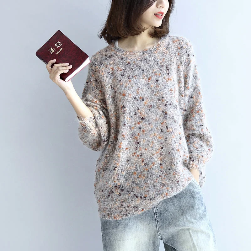Fuzzy rabbit fur knit sweaters women warm winter dresses pullover Open Neck Pullover Fuzzy rabbit fur knit sweaters women warm winter dresses pullover Open Neck Pullover