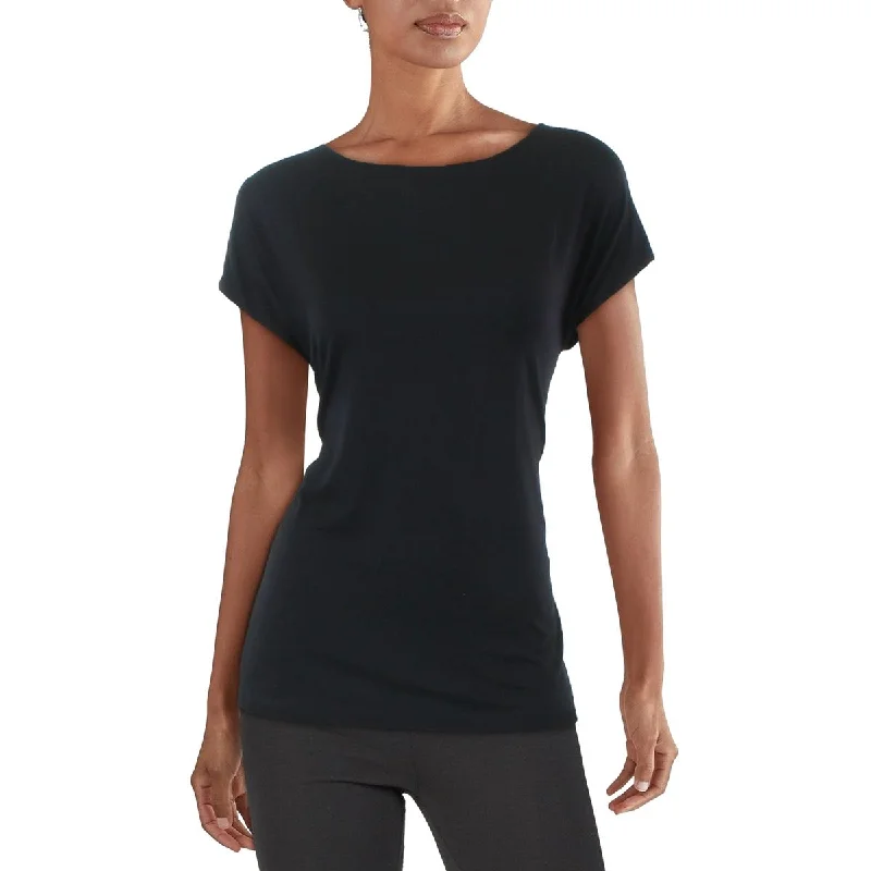 Karen Kane Womens Twist Back Scoop Neck Pullover Top Set Sleeve Pullover