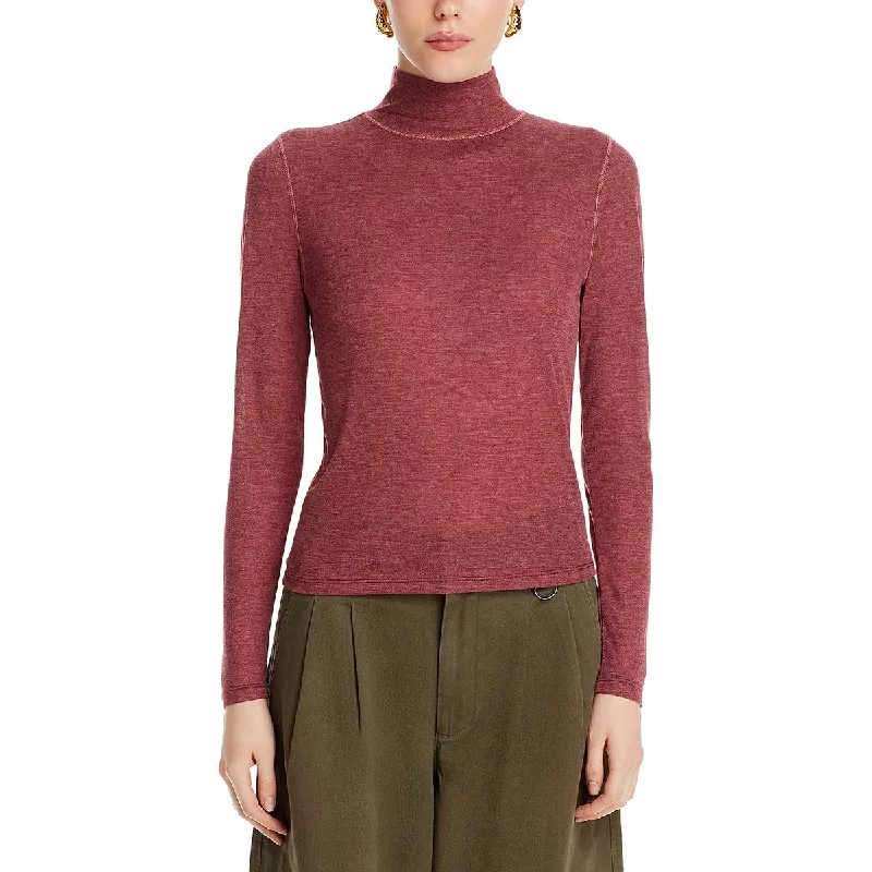 Madewell Womens Mock Neck Long Sleeve Pullover Top Box Sleeve Comfort