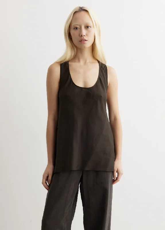 Bias Cut Tank Top basic tank top