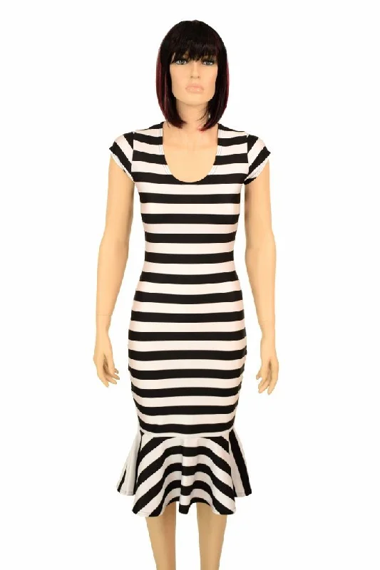 Black & White Wiggle Dress