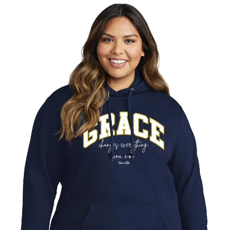 Blessed Girl Womens Hooded Sweatshirt Grace Hoodie with Logo Branding Identity