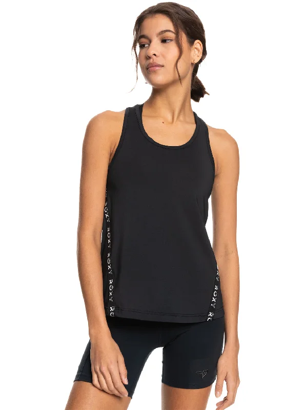 Bold Moves Technical Tank Top - Anthracite neon tank top