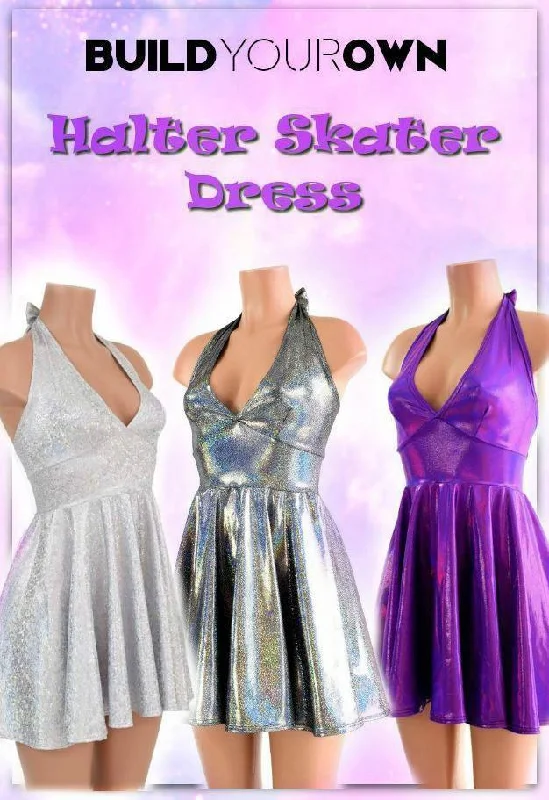 Build Your Own Halter Skater Dress