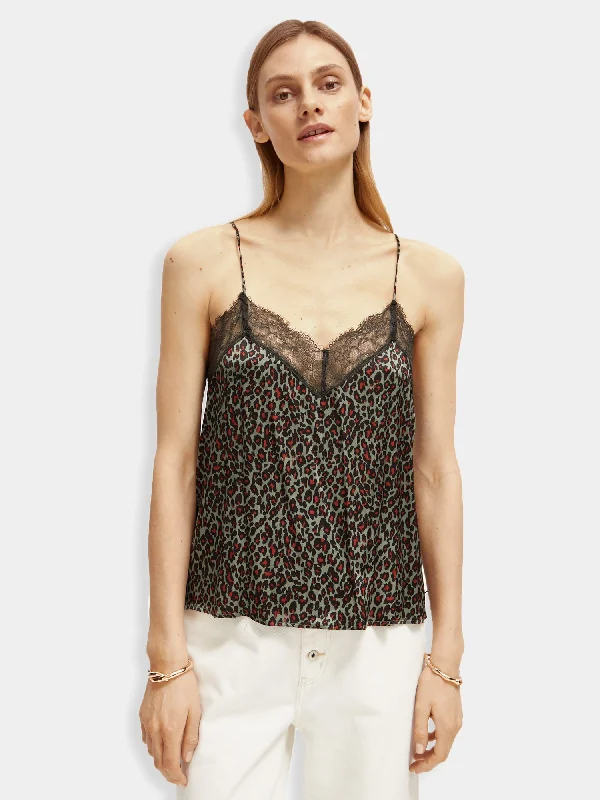 Camisole strap tank top fitted tank top
