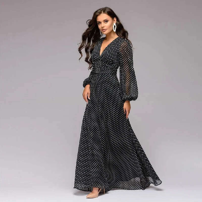 Chiffon retro dress
