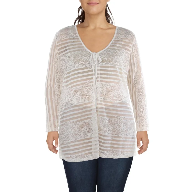 Coin 1804 Womens Plus Lace Dressy Kimono