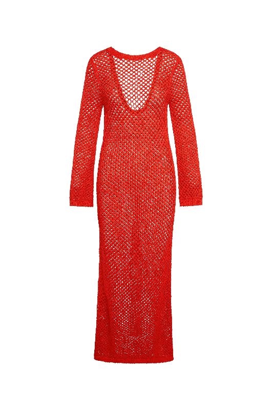 Cozumel Dress - Chili Pepper Petit Crochet