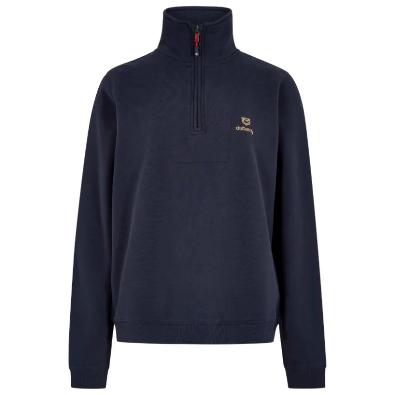 Dubarry Castlemartyr Quarter-Zip Ladies Sweatshirt - Navy Hoodie with Mesh Breathable Sporty Dubarry Castlemartyr Quarter-Zip Ladies Sweatshirt - Navy Hoodie with Mesh Breathable Sporty