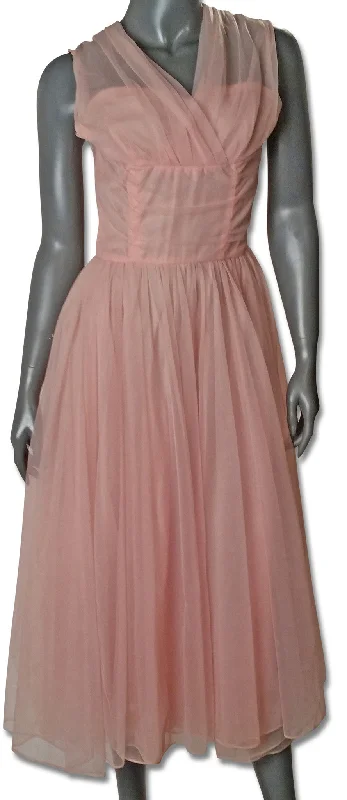 Emma Domb 1950s Chiffon Dress