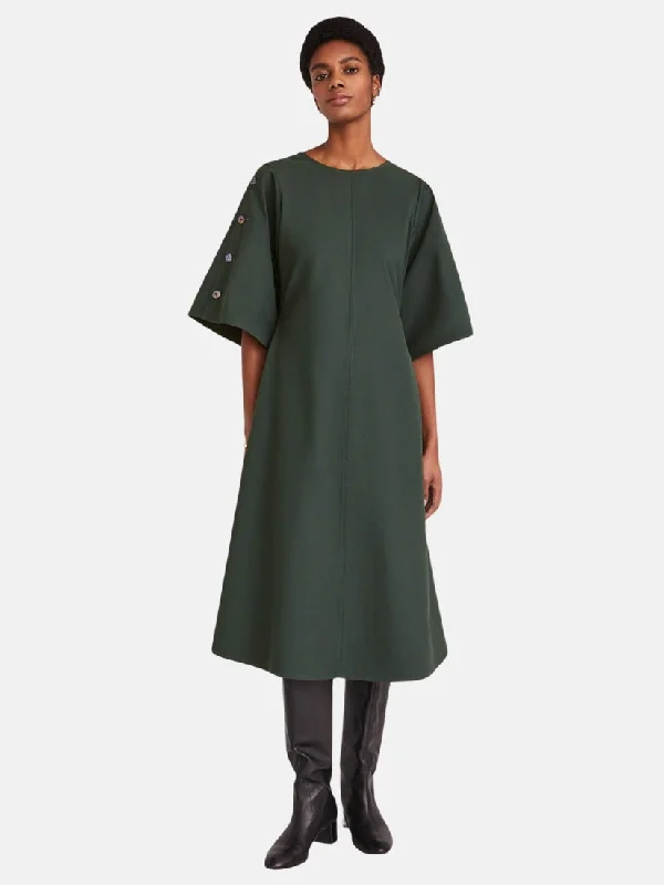 Falten Dress in Deep Forest