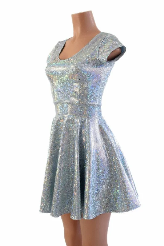 Frostbite Cap Sleeve Skater Dress