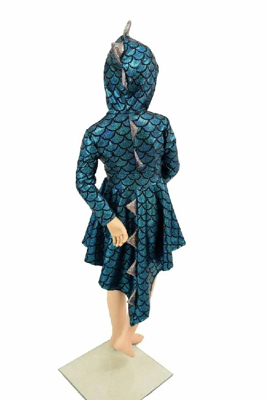 Girls Dragon Tail Skater Dress