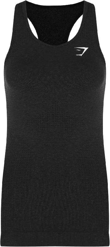 Gymshark Vital Seamless Womens Training Vest Tank Top - Black playful tank top