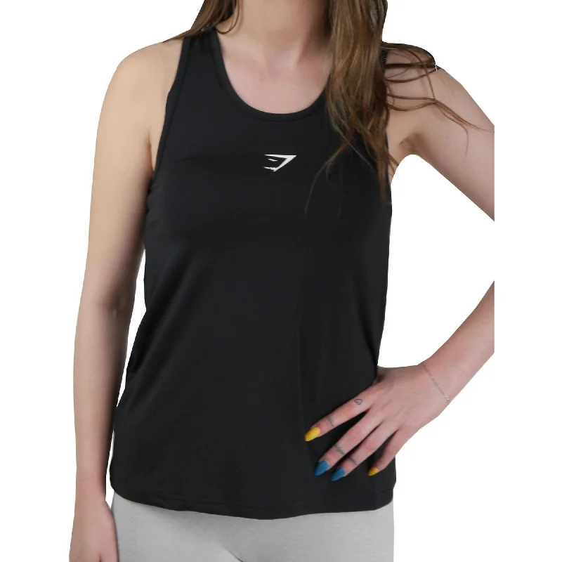 Gymshark Womens Training Vest Tank Top - Black crossback tank top