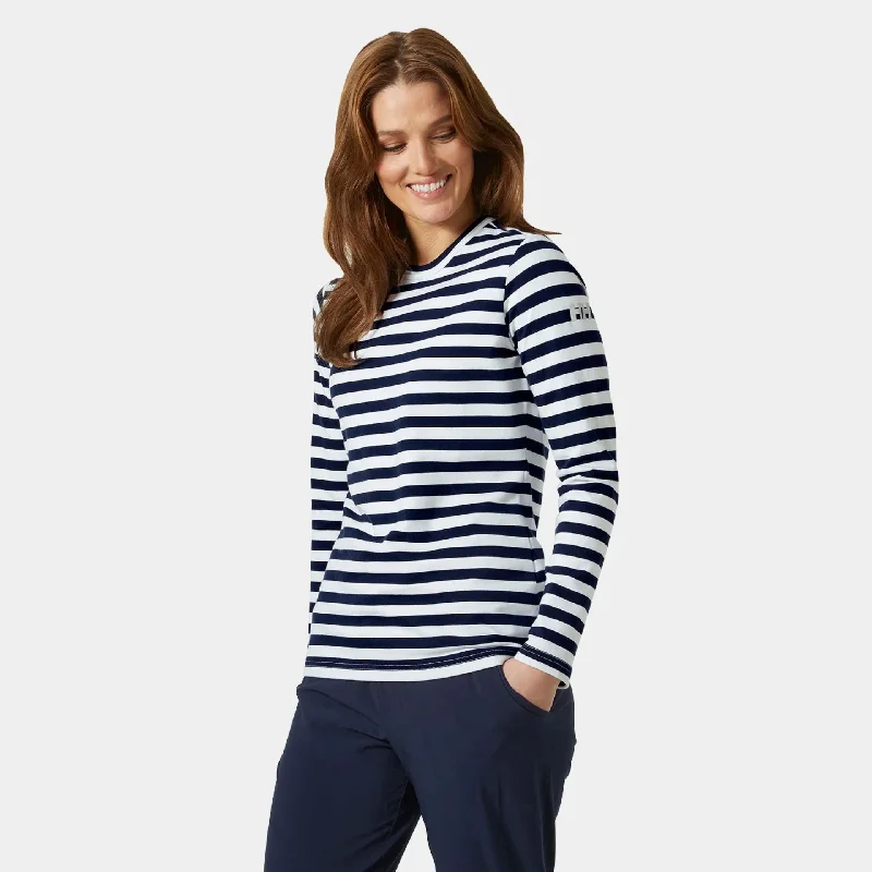 Helly Hansen Women’s Arctic Ocean Long Sleeve T-shirt Satin Fabric Silk Fabric Chiffon Fabric
