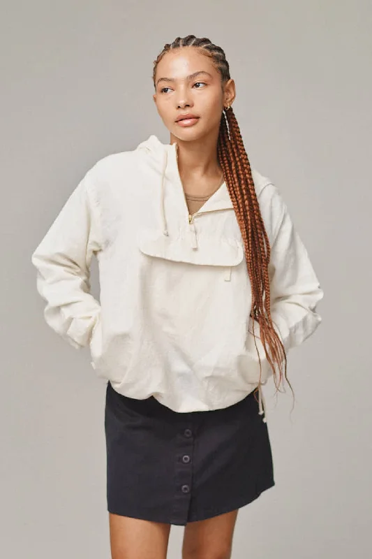 Shoreline Anorak Jacket Satin Jacket Silk Jacket Chiffon Jacket