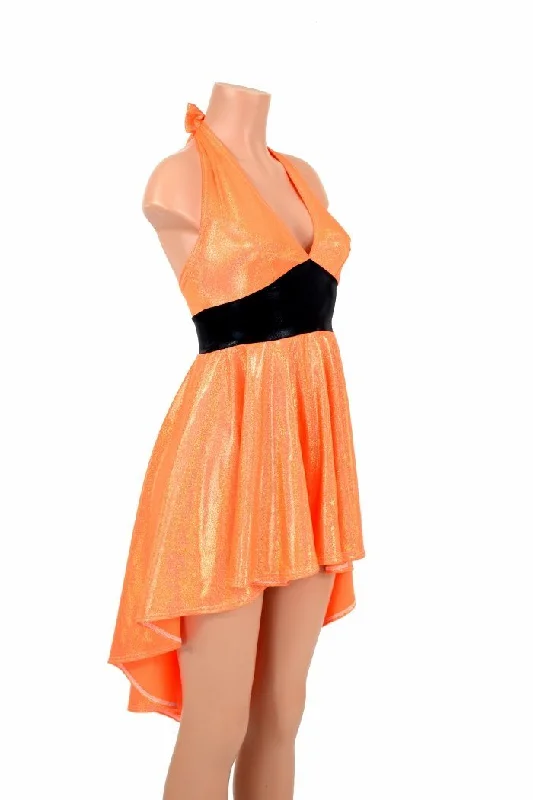 Hi Lo "Halloween" Halter Dress