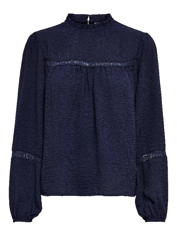 Jacqueline De Yong LOLA Top -NAVY BLAZER Women's Vintage Suit