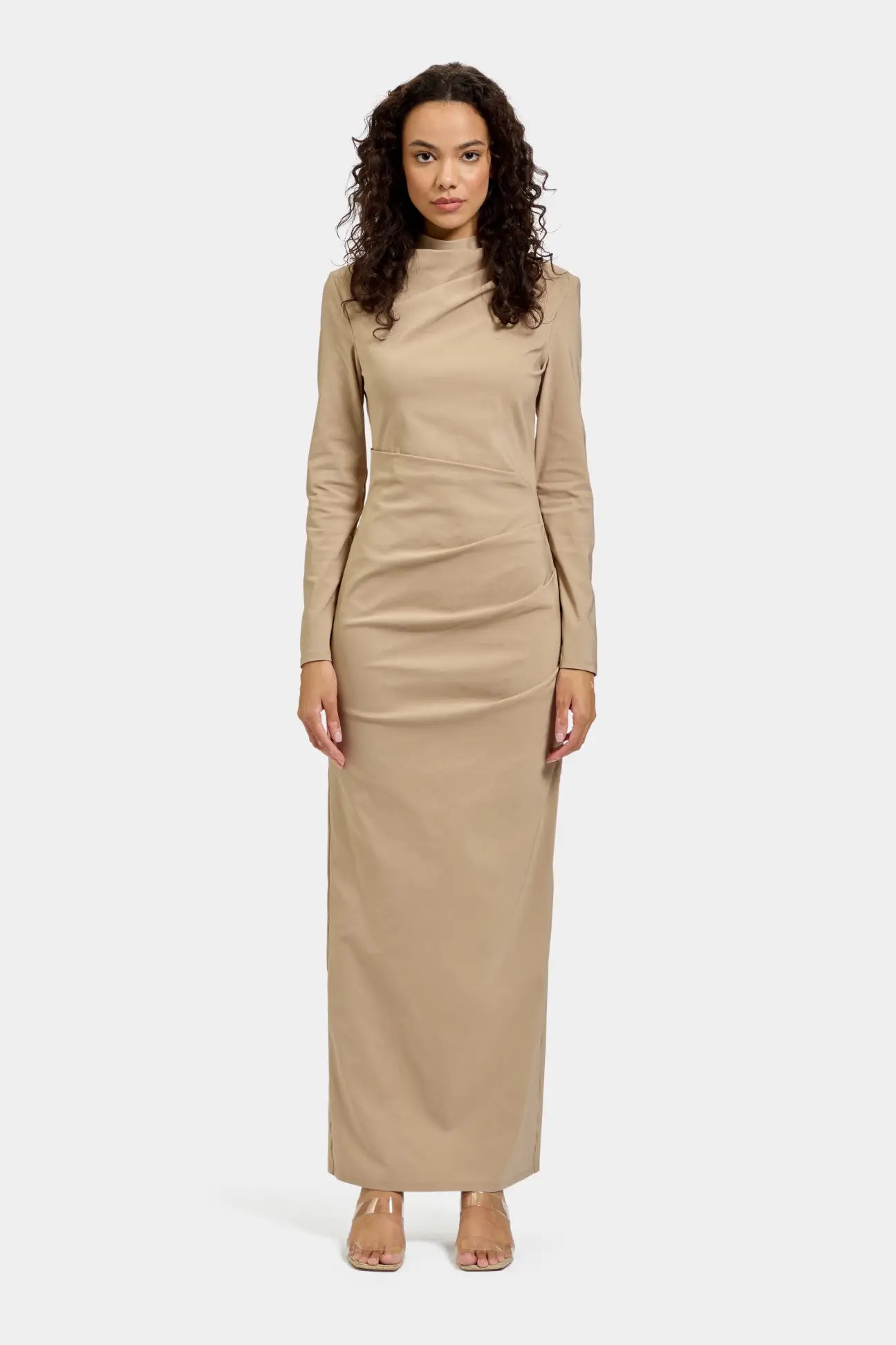 Juliete Dress in Camel