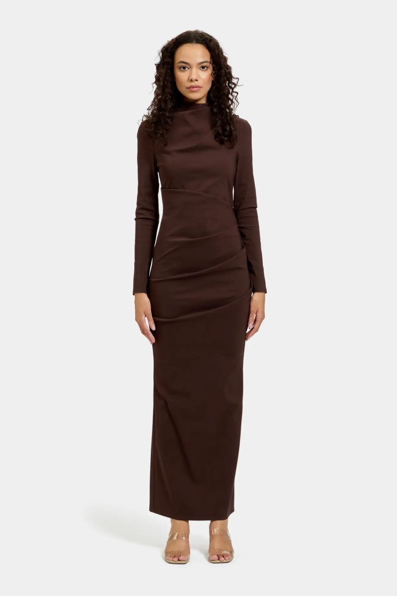Juliete Dress in Chocolate